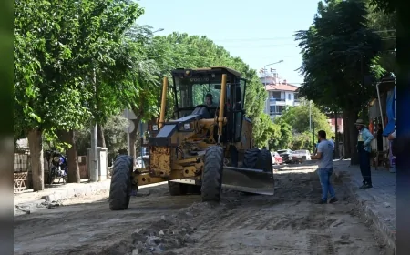 Salihli Seyrantepe Mahallesi 117. Sokak’ta asfalt çalışmaları başlıyor