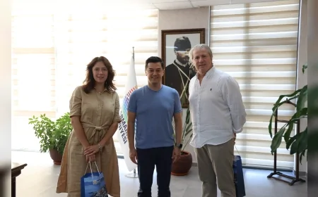 Dünyaca ünlü balerin Natalia Kremen, Marmaris’te kültür ve sanat iş birliği için görüşmeler yaptı