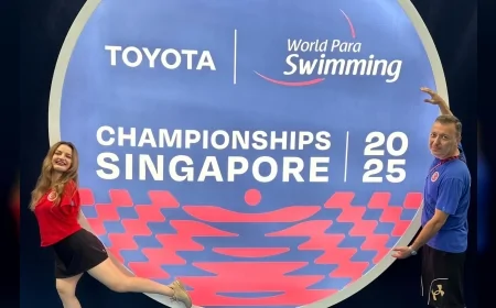 Milli paralimpik yüzücü Sümeyye Boyacı, Singapur’daki Dünya Para Yüzme Şampiyonası’nda bronz madalya kazandı