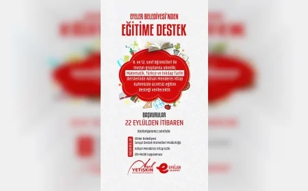 Efeler Belediye Başkanı Anıl Yetişkin: "Gençlerimizin sınav yolculuğunda yanlarında olmaya devam edeceğiz"