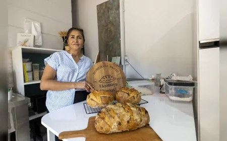 Mersinli girişimci kadın Zübeyde Şahin: “Ekşi maya ekmeklerim sofralarda daha çok yer buluyor”