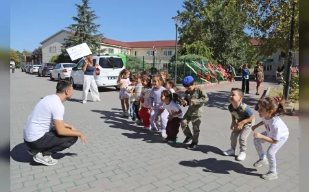 Çankayalı minikler Avrupa Hareketlilik Haftası’nda spor ve sağlıklı yaşam için yürüdü