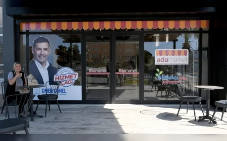 Kuşadası’nda Halk Ada Market açıldı: Adabahçe ürünleri ve kadın kooperatiflerinin doğal gıdaları tek çatı altında