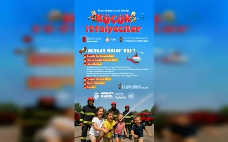 Yalova Belediyesi’nden çocuklara itfaiyeci kıyafeti, parkur ve yangın simülasyonu ile özel etkinlik