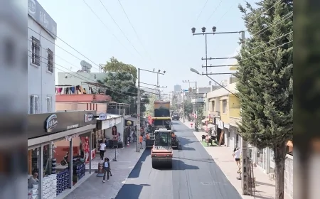 Mersin’de Soğuksu Caddesi yenilendi, 1.600 metrelik yol trafiğe açıldı