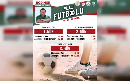 Giresun’da plaj futbolu turnuvası başlıyor: Dört takım Süleyman Özyazıcı anısına sahaya çıkacak
