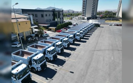 Kayseri Büyükşehir Belediyesi 520 milyon TL’lik 38 yeni hizmet aracını tanıtacak