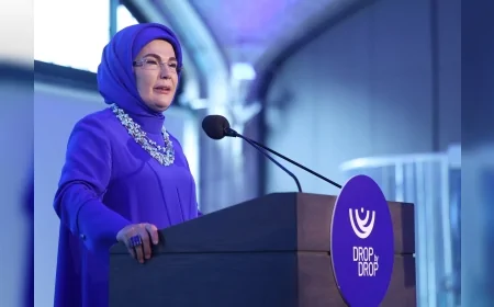 Emine Erdoğan: “Gazze’de bir bardak suyun bedeli insan hayatıyla ödeniyor”