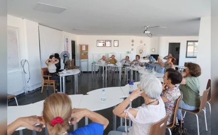 Eskişehir’de kıdemli vatandaşlara nefes, yüz yogası ve zekâ oyunlarıyla sağlıklı yaş alma atölyeleri