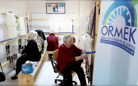 Ordu’da ORMEK kurslarına 114 binden fazla kişi katıldı, 65 bini sertifika aldı