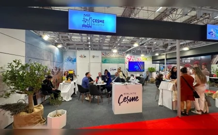 Çeşme, İstanbul Turizm Fuarı’nda yöresel ürünleri ve turizm potansiyeliyle öne çıktı