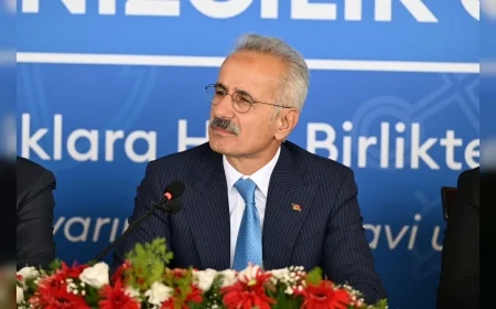 Ulaştırma ve Altyapı Bakanı Abdulkadir Uraloğlu: "Türk sahipli deniz ticaret filosu 53,1 milyon dedveyt kapasitesiyle dünya sıralamasında 10. sıraya yükseldi"