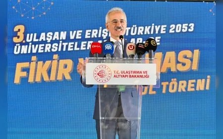 Ulaştırma ve Altyapı Bakanı Abdulkadir Uraloğlu: "32 üniversiteden 46 proje ve 82 öğrenciye 4,9 milyon lira ödül veriyoruz"