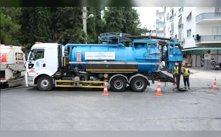 ASAT Alanya’da 60 kilometrelik yağmursuyu hattını robot kamera ve araçlarla temizliyor