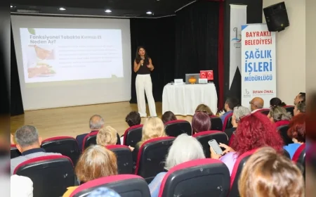 Bayraklı Belediyesi obeziteye dikkat çekti, bağışıklığı güçlendirme semineri düzenledi