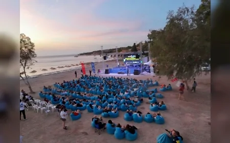 Foça’da gençlik kampı başladı, 500 katılımcı 3 gün boyunca etkinliklerde buluşacak