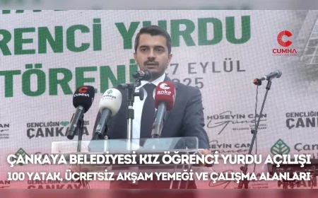 Çankaya Belediye Başkanı Hüseyin Can Güner: "Çankaya’da iki yeni öğrenci yurdu daha açacağız"