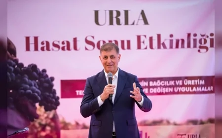 İzmir Büyükşehir Belediye Başkanı Cemil Tugay: "Urla Bağ Yolu dünyadaki herkes tarafından tanınmalı"