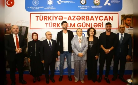 Bakü’de 8. Azerbaycan Türk Film Günleri başladı: Hülya Koçyiğit ve sanatçılar sinemaseverlerle buluştu