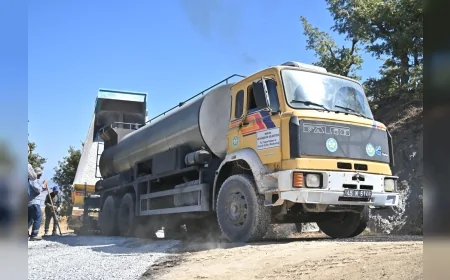Manisa’da 40 yıllık yol sorunu çözüldü, Alaşehir Dağarlar Mahallesi asfalta kavuştu