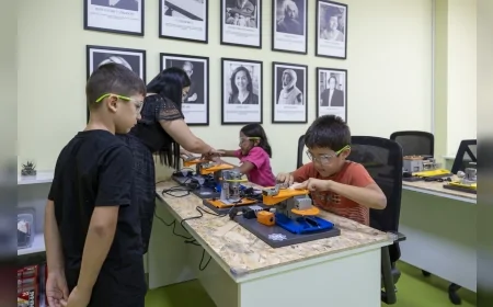 Mersin’de Toroslar Çocuk Kampüsü Tasarım Atölyesi minik mucitlere bilim ve yaratıcılık kapılarını açıyor