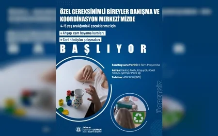 Buca Belediyesi özel gereksinimli çocuklar için ahşap, cam boyama ve geri dönüşüm atölyeleri başlatıyor