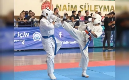 Yıldırımlı karateciler uluslararası turnuvada 37 madalya kazanarak şampiyon oldu