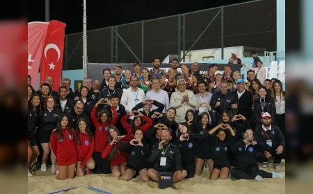 Plaj Voleybolu Erkek Milli Takımı tarihte ilk kez dünya turunda şampiyonluğa ulaştı