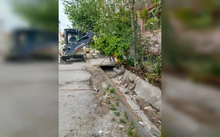 Burdur Yeni Mahalle Kapanlı Caddesi’nde yarım asırlık açık kanal sorunu çözülüyor