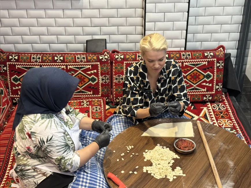 Pelin Çift Kayseri Mutfak Sanatları Merkezi’ni ziyaret etti: “Lezzetin peşinde Kayseri’ye geldim”