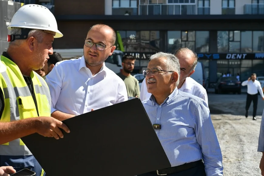 Kayseri’de 4 milyar TL’lik Sahabiye Kentsel Dönüşüm Projesi hızla ilerliyor, Başkan Büyükkılıç çalışmaları sahada inceledi