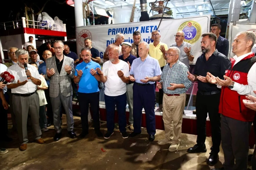 Ordu’da balık sezonu dualarla açıldı: Başkan Hilmi Güler “Her zaman destekçiniziz”