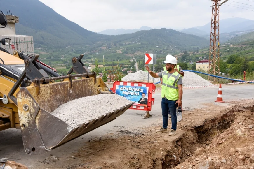 MESKİ, Toroslar Değirmendere Mahallesi’nde içme suyu hattını yenileyerek kesintisiz su temini sağladı!
