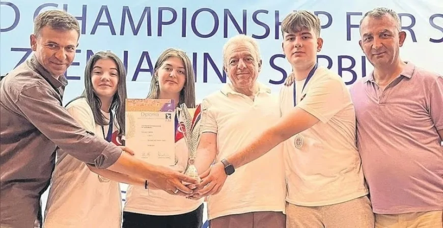 Alaşehirli Sporcular Dünya Uzay Modelleri Şampiyonasında İkincilik Elde Etti