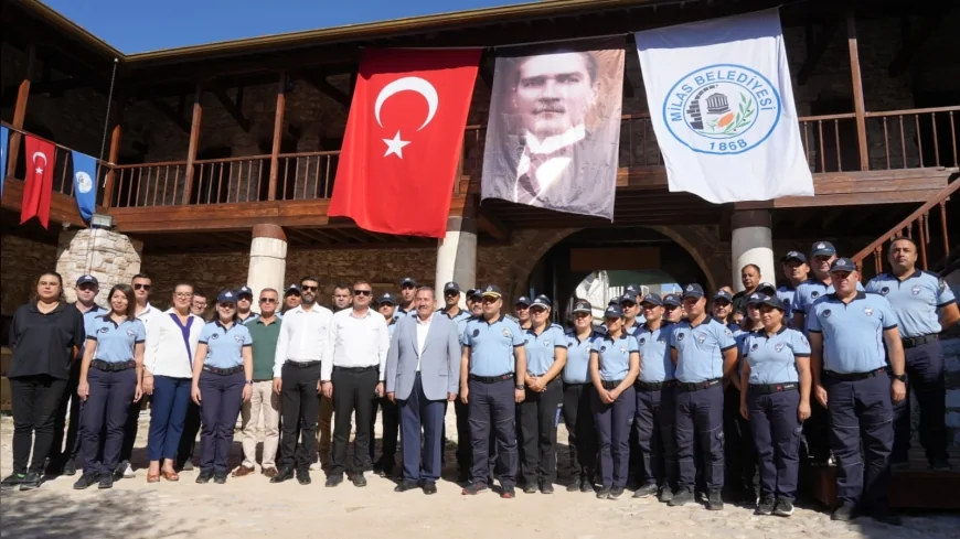 Milas Belediye Başkanı Fevzi Topuz: "Zabıta personelimiz toplum düzeni ve güvenliği için önemli görevler üstleniyor"