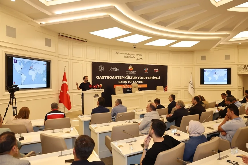 Gaziantep’te GastroANTEP Kültür Yolu Festivali için geri sayım başladı, detaylar basın toplantısıyla paylaşıldı