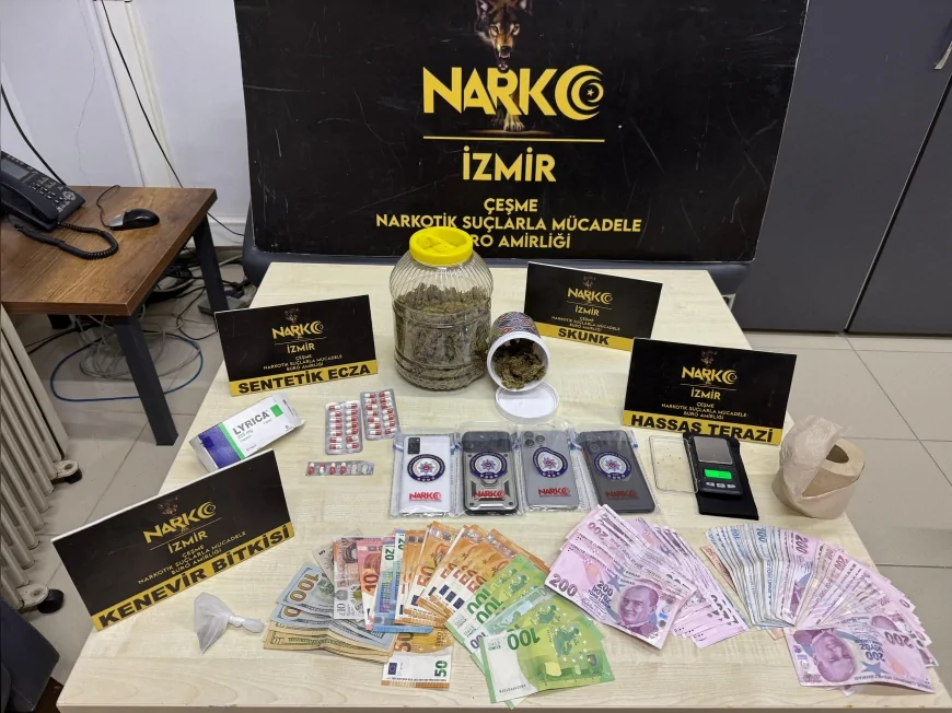 İzmir’de yaz boyunca 11 uyuşturucu operasyonu, 23 şüpheli yakalandı, 11 kişi tutuklandı