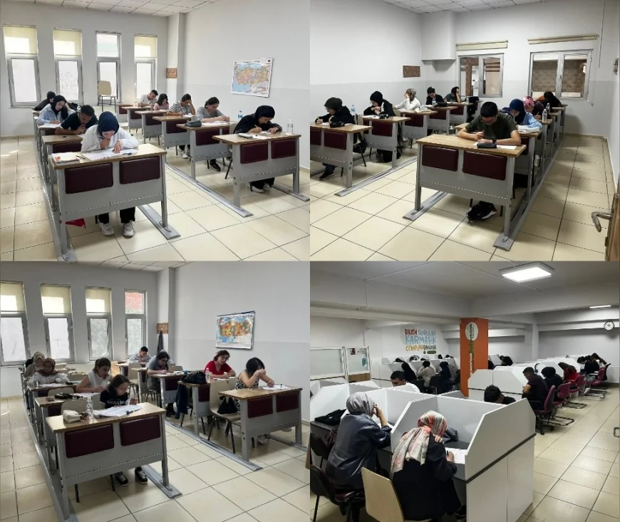 Çorum Belediyesi’nin YKS hazırlık kurslarına 175 öğrenci seçme sınavıyla katıldı, 120’si kayıt hakkı kazandı!