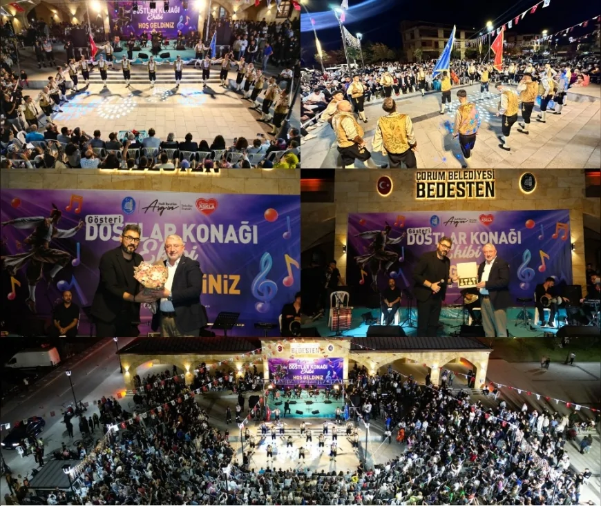 Dostlar Konağı Ekibi Çorum’da sahne aldı, halk oyunları ve türkülerle coşku yaşandı!
