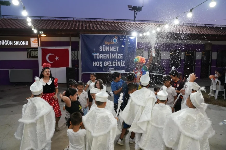 Seferihisar Belediyesi’nin Geleneksel Sünnet Şöleni’nde 30 çocuk bayram havasında sünnet edildi