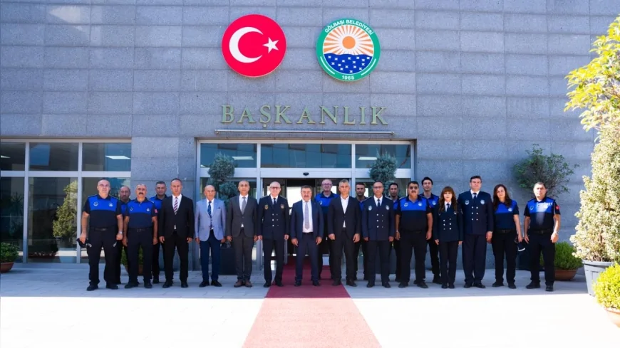 Gölbaşı Belediye Başkanı Yakup Odabaşı, Zabıta Haftası’nda zabıta personelini makamında ağırladı