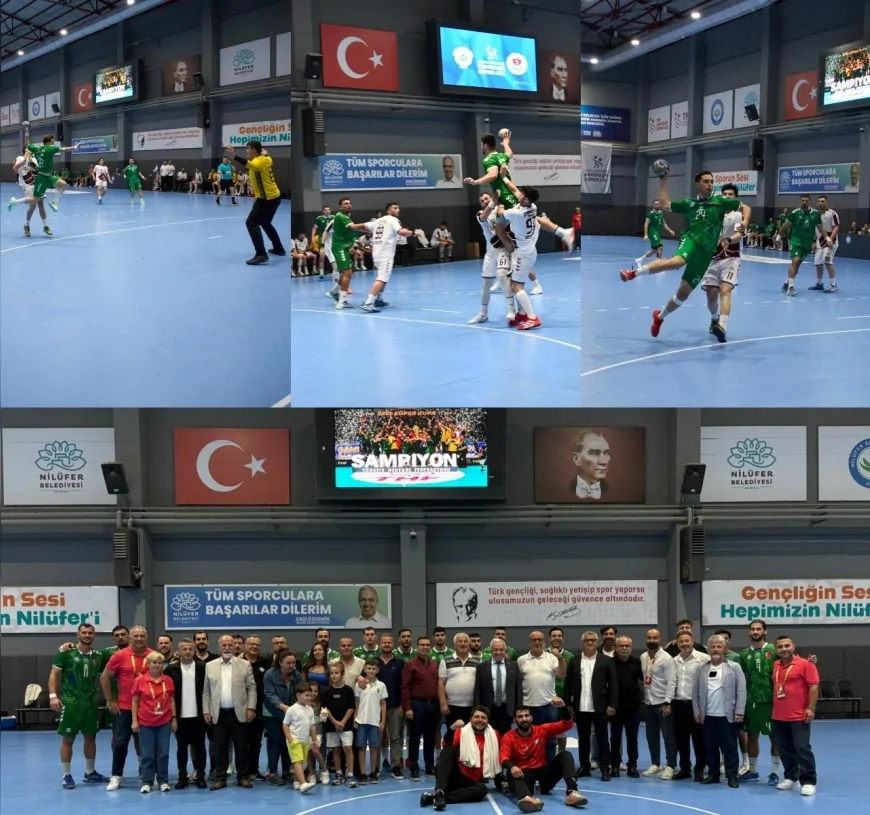 Nilüfer Belediyespor hentbol takımından Trabzon karşısında ikinci galibiyet!