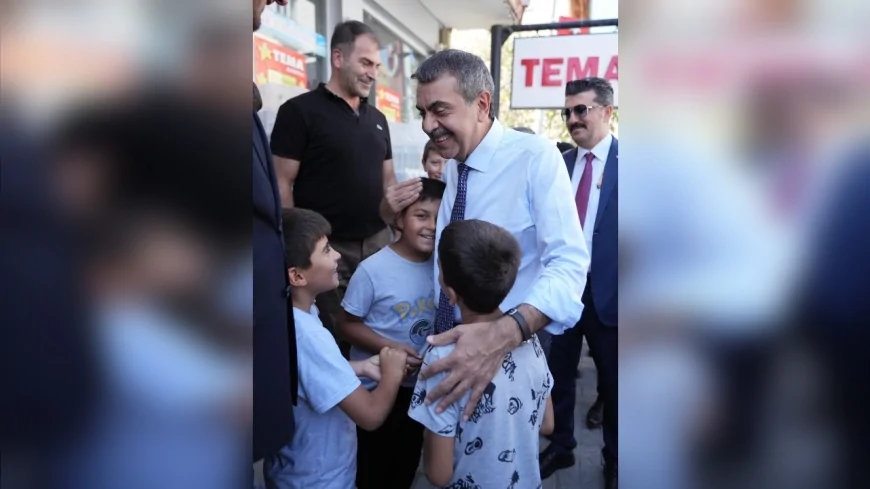 Milli Eğitim Bakanı Yusuf Tekin: "İlk dersimiz Her Çocuk Bir Fidan, İlk Ders Yeşil Vatan olacak"