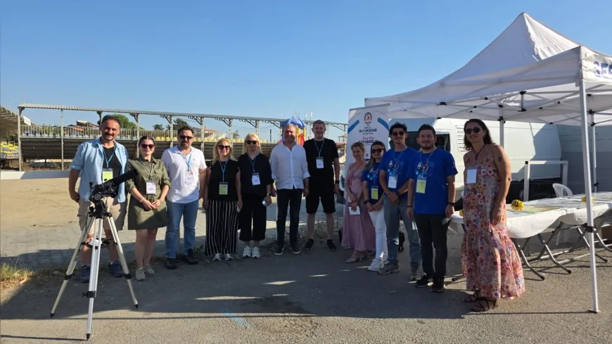 Denizli Bilim Merkezi, Seferihisar’daki Hypatia Bilim ve İletişim Festivali’nde robotik ve güneş gözlemleriyle ziyaretçilerle buluştu