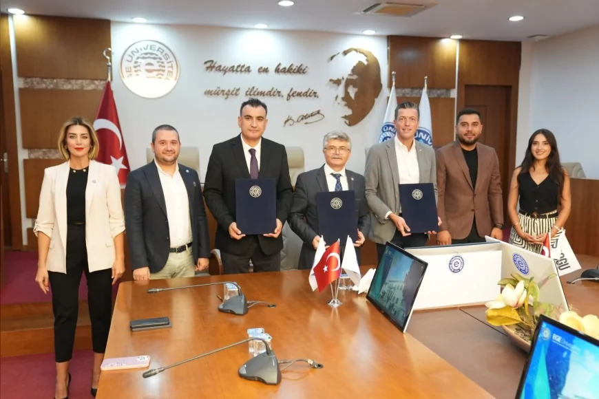 Ege Üniversitesi ve Doğu İklimlendirme arasında imzalanan protokolle öğrencilere staj ve istihdam fırsatı sağlanacak