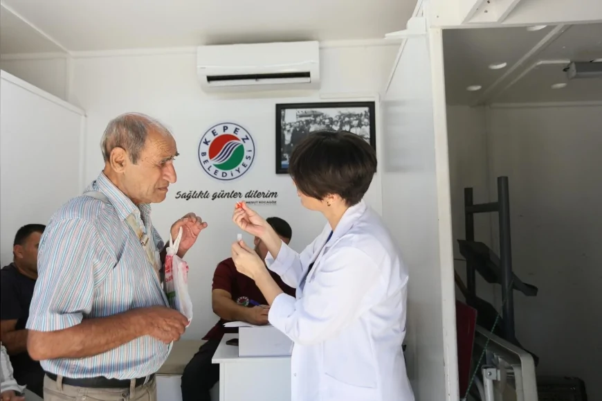 Kepez Belediyesi Mobil Sağlık Merkezi, Dokumapark’ta ücretsiz kanser taraması gerçekleştirdi