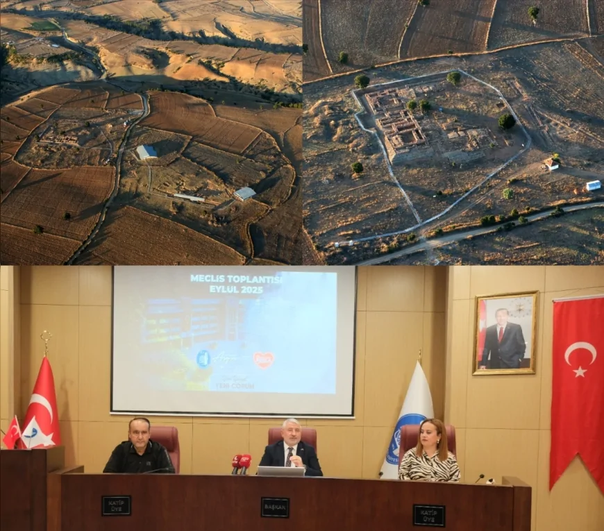 Çorum Belediyesi, Şapinuva Antik Kenti kazı çalışmalarına maddi destek verecek!