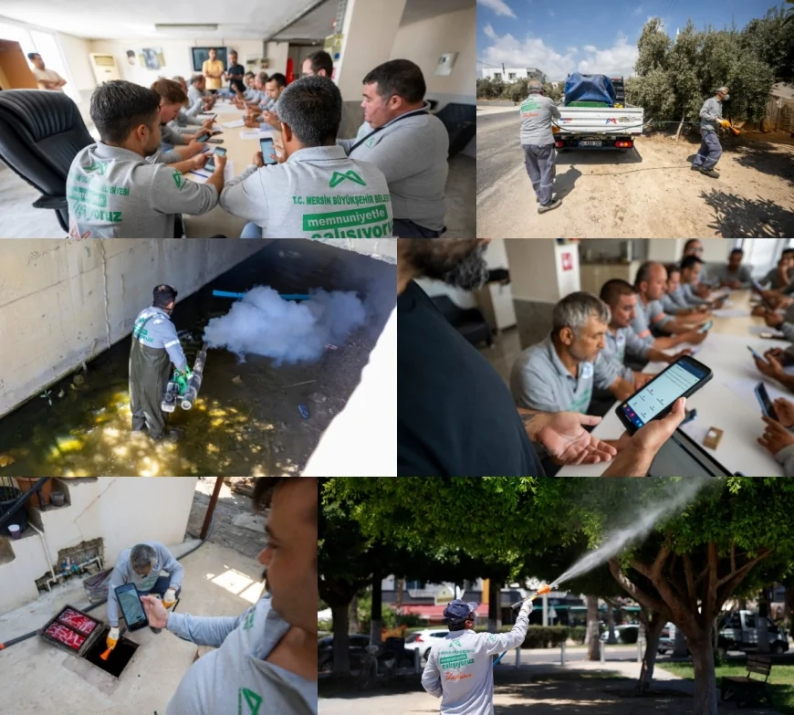 Mersin Büyükşehir vektörle mücadelede dijital dönüşüm başlattı, 400 personel sistemi aktif kullanıyor!