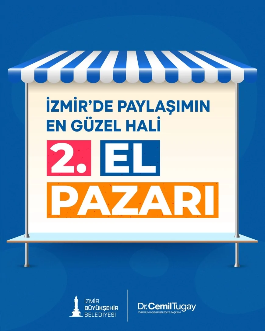 İzmir’de ikinci el pazarları başlıyor, üç ilçede eylül ayında açılacak