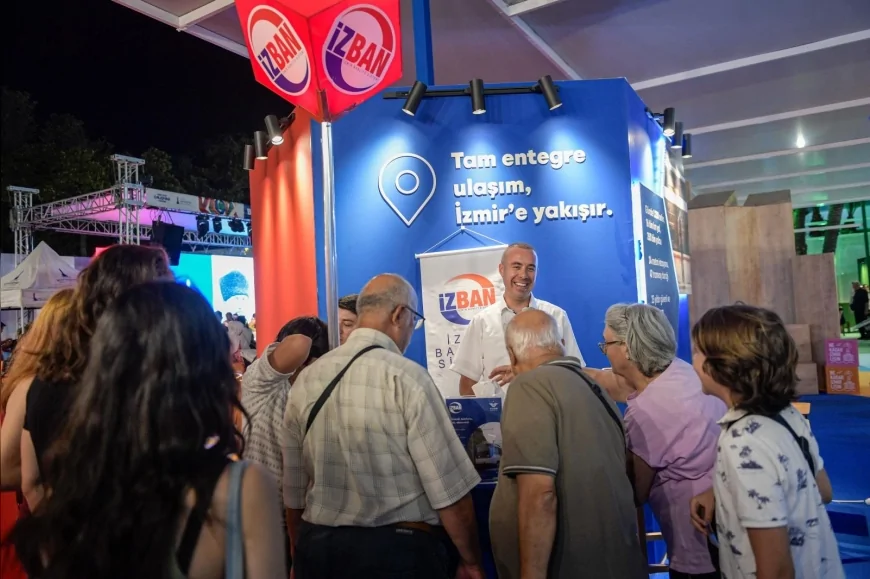 İzmir Enternasyonal Fuarı’nda Belediye Sokağı toplu ulaşım tarihi ve projeleriyle ziyaretçilere nostaljik bir yolculuk sunuyor